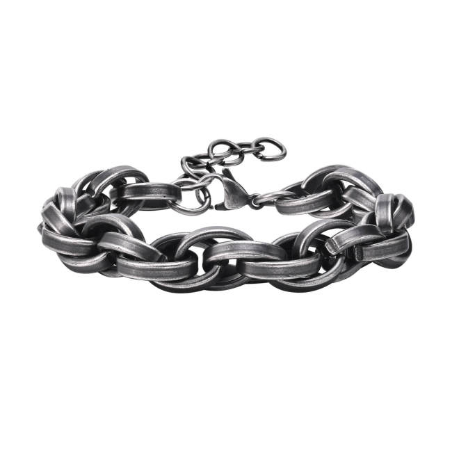 Wholesale Stainless Steel Vintage Twisted Bracelet