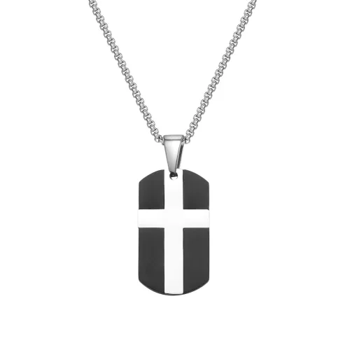 Wholesale Stainless Steel Cross Dog Tag