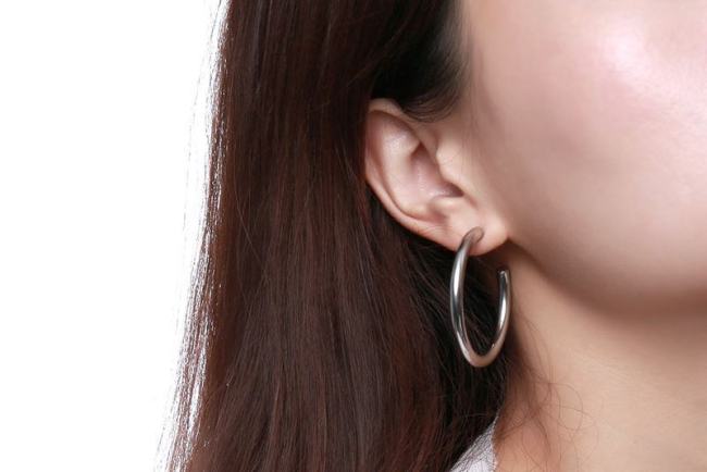 Wholesale Stainless Steel Classic Hip Hop Hoop Earrings