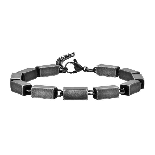 Wholesale Stainless Steel Cuboid Chain Bracelet