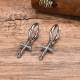 Wholesale Stainless Steel Hoop Earring with Cross