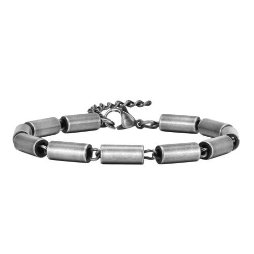 Wholesale Stainless Steel Cylinder Link Chain Bracelet
