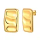 Wholesale Stainless Steel Square Stud Earrings