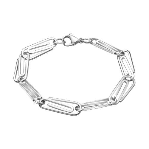 Wholesale Stainless Steel Unique Multi Paperclip Bracelet