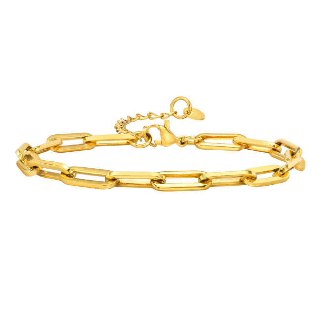 Wholesale Stainless Steel 5MM Paperclip Link Bracelets