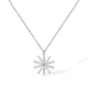 Wholesale Stainless Steel Minimalist Sunflower Necklace