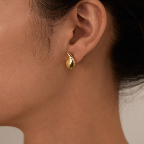 Wholesale Stainless Steel Chunky Drop Stud Earrings