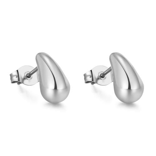 Wholesale Stainless Steel Gold Teardrop Stud Earrings