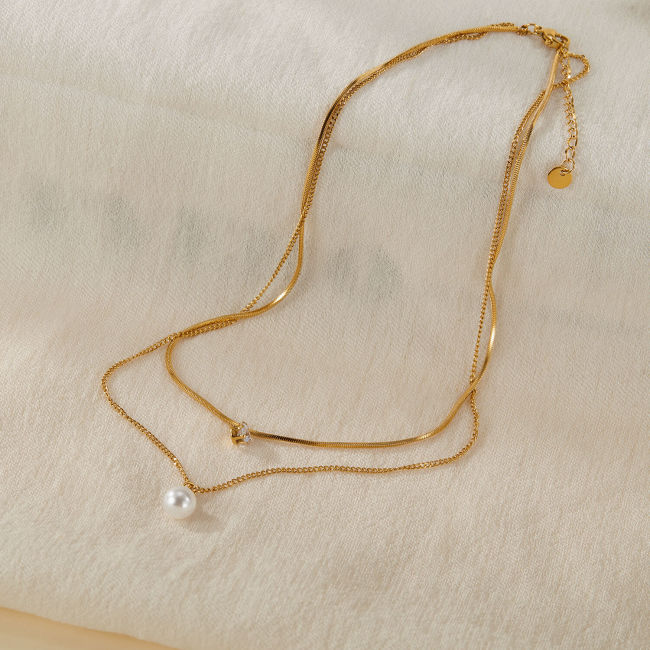 Wholesale Stainless Steel Double Stacked Chain