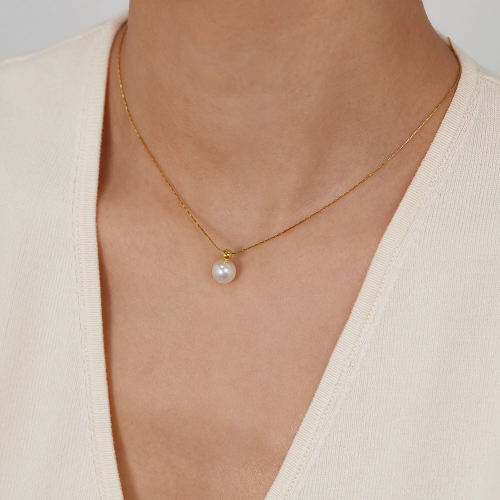 Wholesale Stainless Steel Light Bulb Pearl Pendant