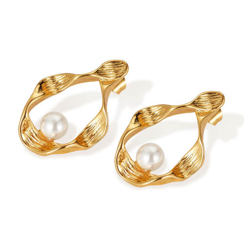 Wholesale Stainless Steel Earring with Pearl