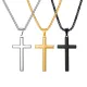 Wholesale Stainless Steel Glossy Cross Pendant