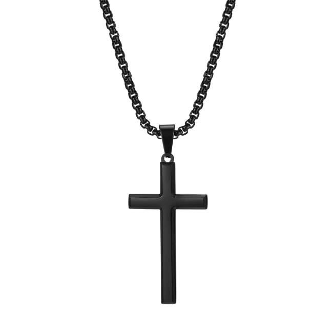 Wholesale Stainless Steel Glossy Cross Pendant
