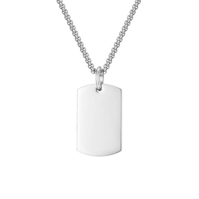 Wholesale Stainless Steel High Polished Personalised Dog Tag Pendant
