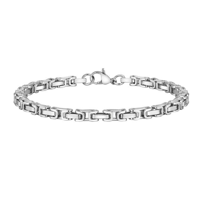 Wholesale Stainless Steel Byzantine Chain Bracelet