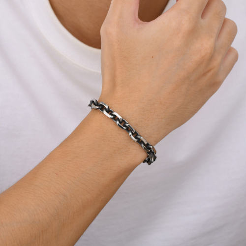 Wholesale Stainless Steel Mens Chunky Link Bracelet