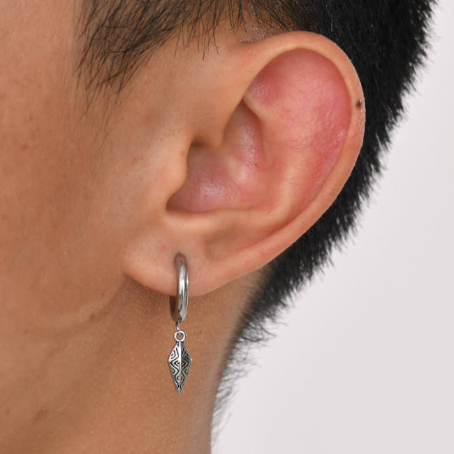 Wholesale Stainless Steel Mens Earring