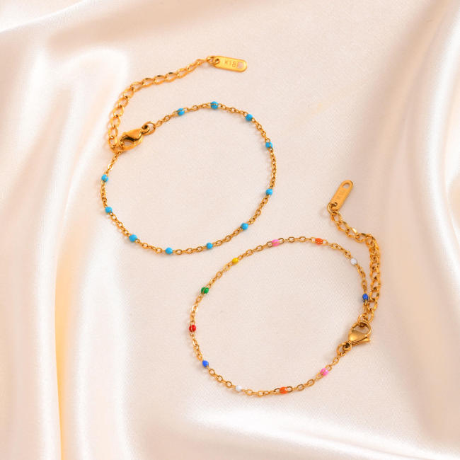 Wholesale Stainless Steel Millet Bead Bracelet