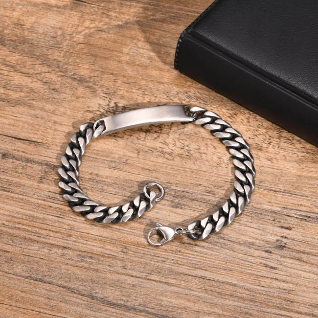Wholesale Stainless Steel Blank Plate Bracelet
