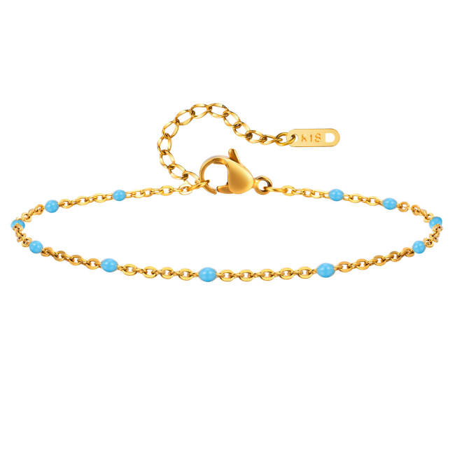 Wholesale Stainless Steel Millet Bead Bracelet
