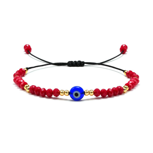 Wholesale Devil's Eye Color Beads Bracelet