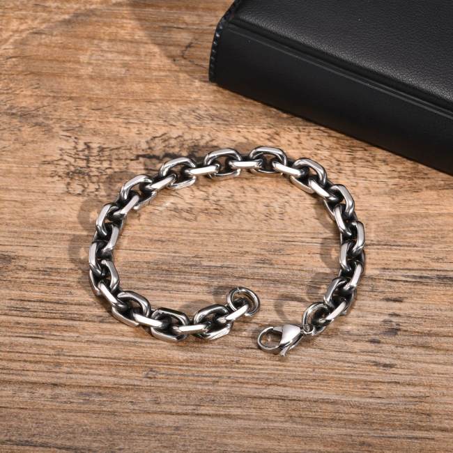Wholesale Stainless Steel Mens Chunky Link Bracelet