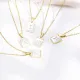 Wholesale Stainless Steel Shell 26 Initials Pendant