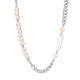 Wholesale Stainless Steel Chain Imitation Pearl Necklace