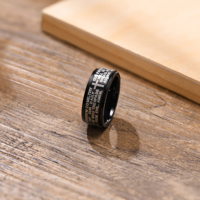 Wholesale Stainless Steel Rotatable Cross Ring