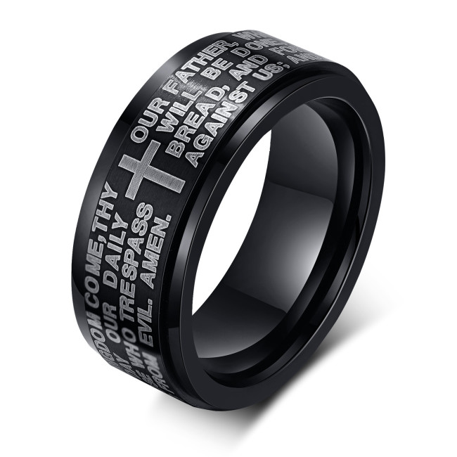 Wholesale Stainless Steel Rotatable Cross Ring