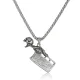 Wholesale Stainless Steel Skeleton Cleaver Knife Pendant