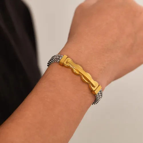 Wholesale Stainless Steel Personalized Double Franco Chain Bracelet