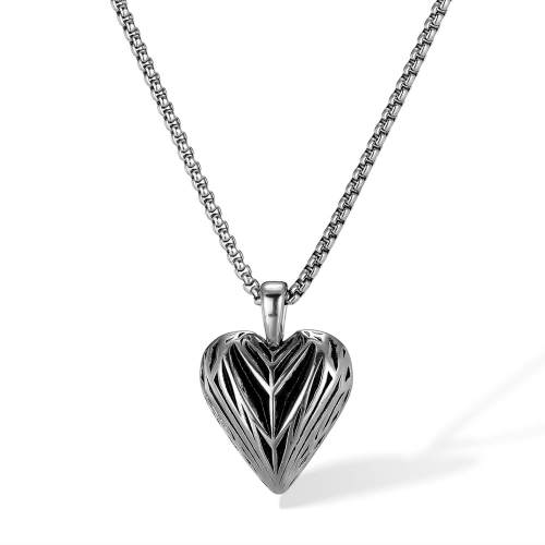 Wholesale Stainless Steel Trendy Heart Pendant