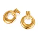 Wholesale Stainless Steel Interlocking Stud Earrings