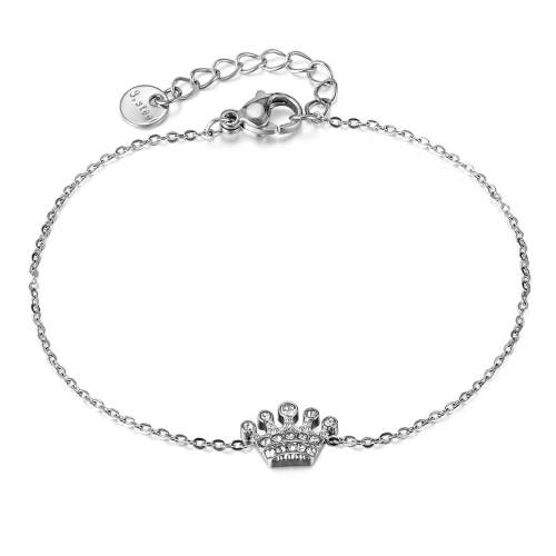 Wholesale Stainless Steel Crown Bracelet
