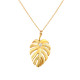Wholesale Stainless Steel Monstera Leaf Pendant