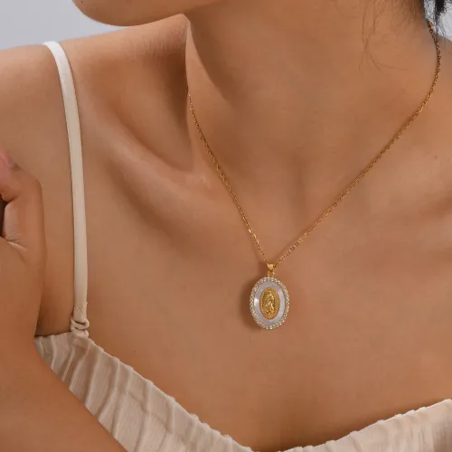 Wholesale Stainless Steel Madonna Pendant