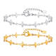 Wholesale Stainless Steel Cross Link Chain Bracelet