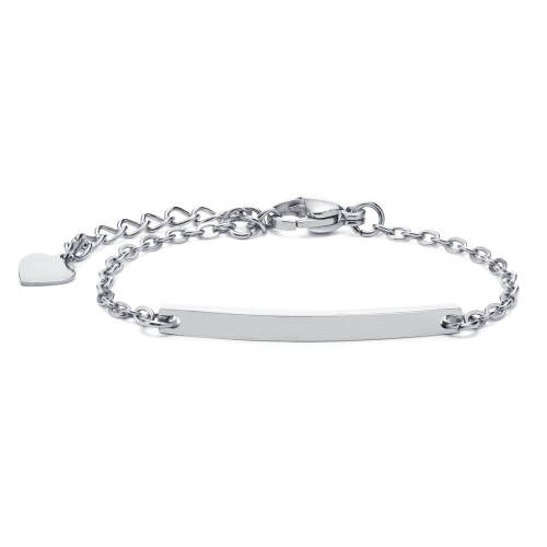 Wholesale Stainless Steel Engraved Kids Bracelet