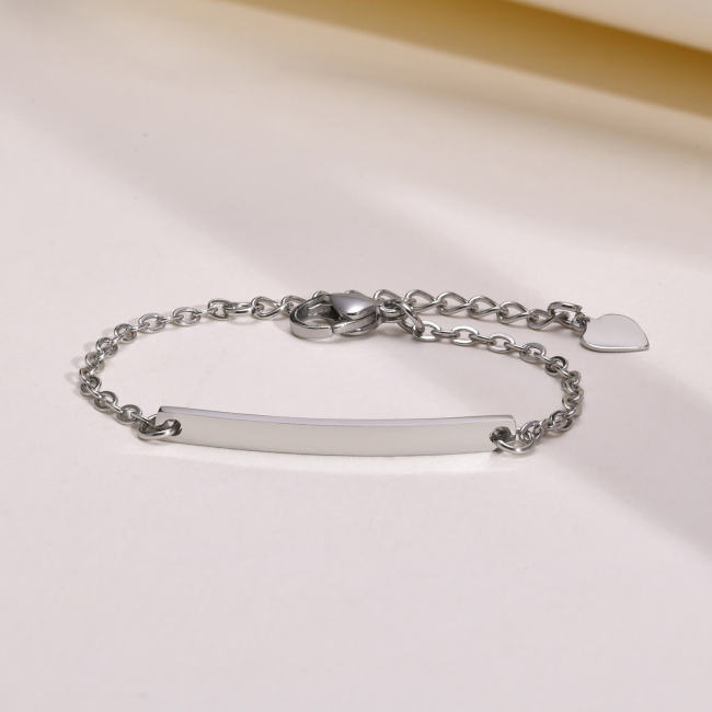 Wholesale Stainless Steel Engraved Kids Bracelet