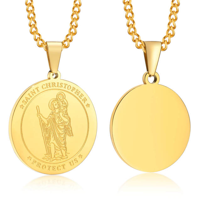 Wholesale Stainless Steel Christopher Pendant