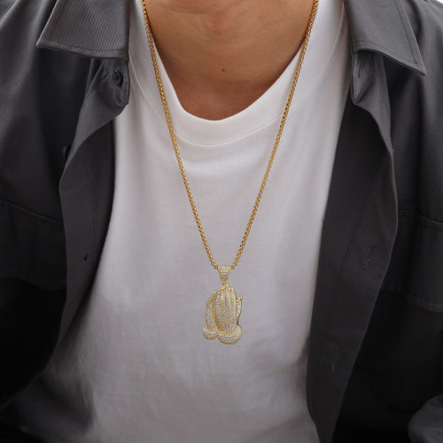 Wholesale Bling Hip Hop Pendant Necklaces