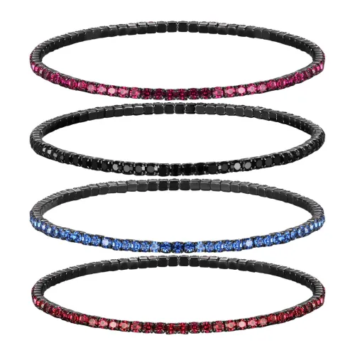 Wholesale Copper Zirconia Chain Bracelet