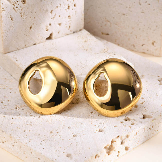 Wholesale Stainless Steel Large Stud Earrings