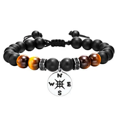 Wholesale Agate Tiger Eye Stone Beaded Bracelet