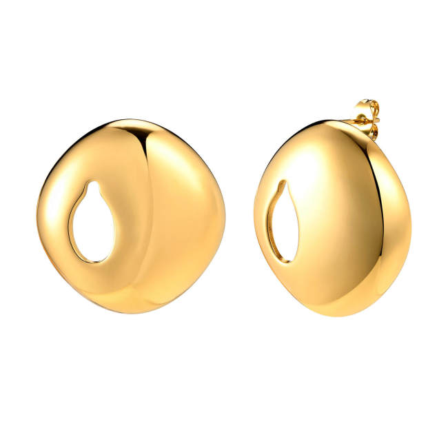 Wholesale Stainless Steel Large Stud Earrings