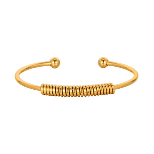 Wholesale Stainless Steel Spring Open Bangle