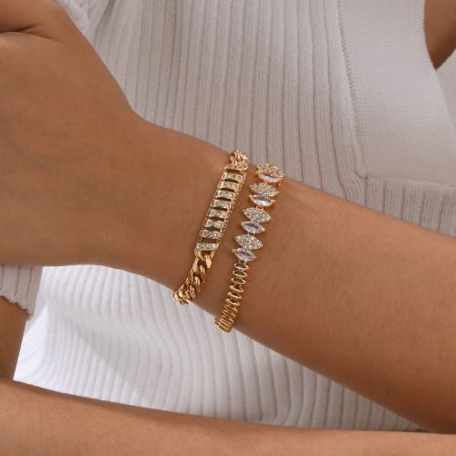 Wholesale Copper Cuban Chain Bracelet