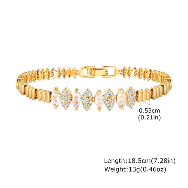 Wholesale Copper Cuban Chain Bracelet