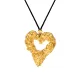 Wholesale Stainless Steel Blazing Hollow Heart Pendant